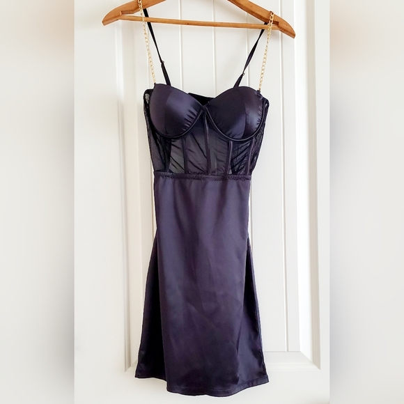 TIC TOC black corset lingerie - Picture 3 of 7